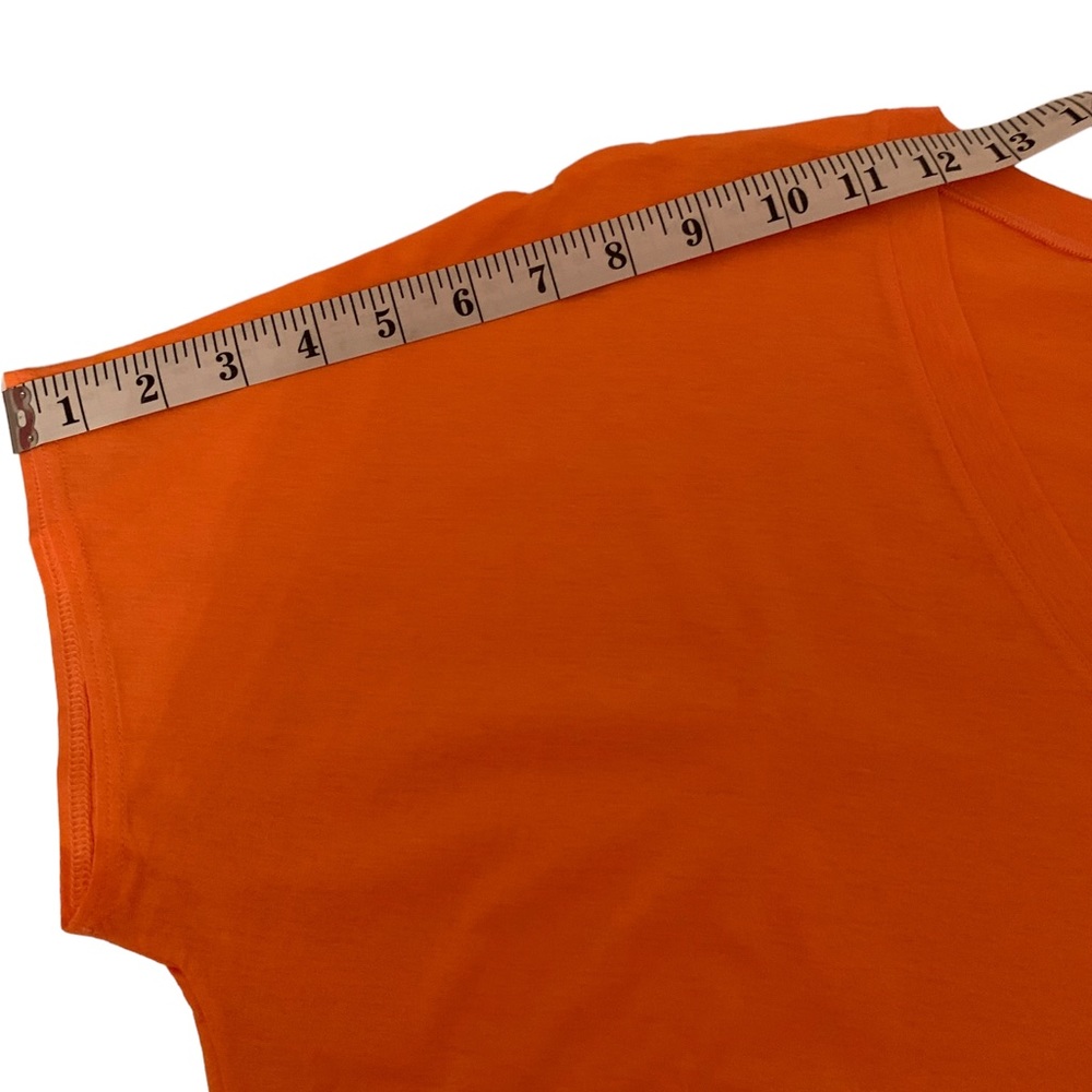 HANRO NWT Ladies Nightshirt Size Medium Pretty Tangerine Color - Picture 4 of 6